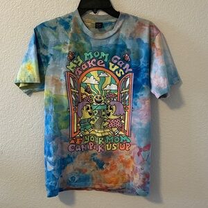 Vision Bored Mom Tie-Dye Graphic T-Shirt